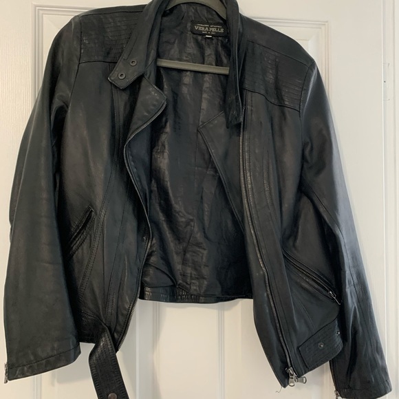 Black leather jacket - Picture 2 of 5